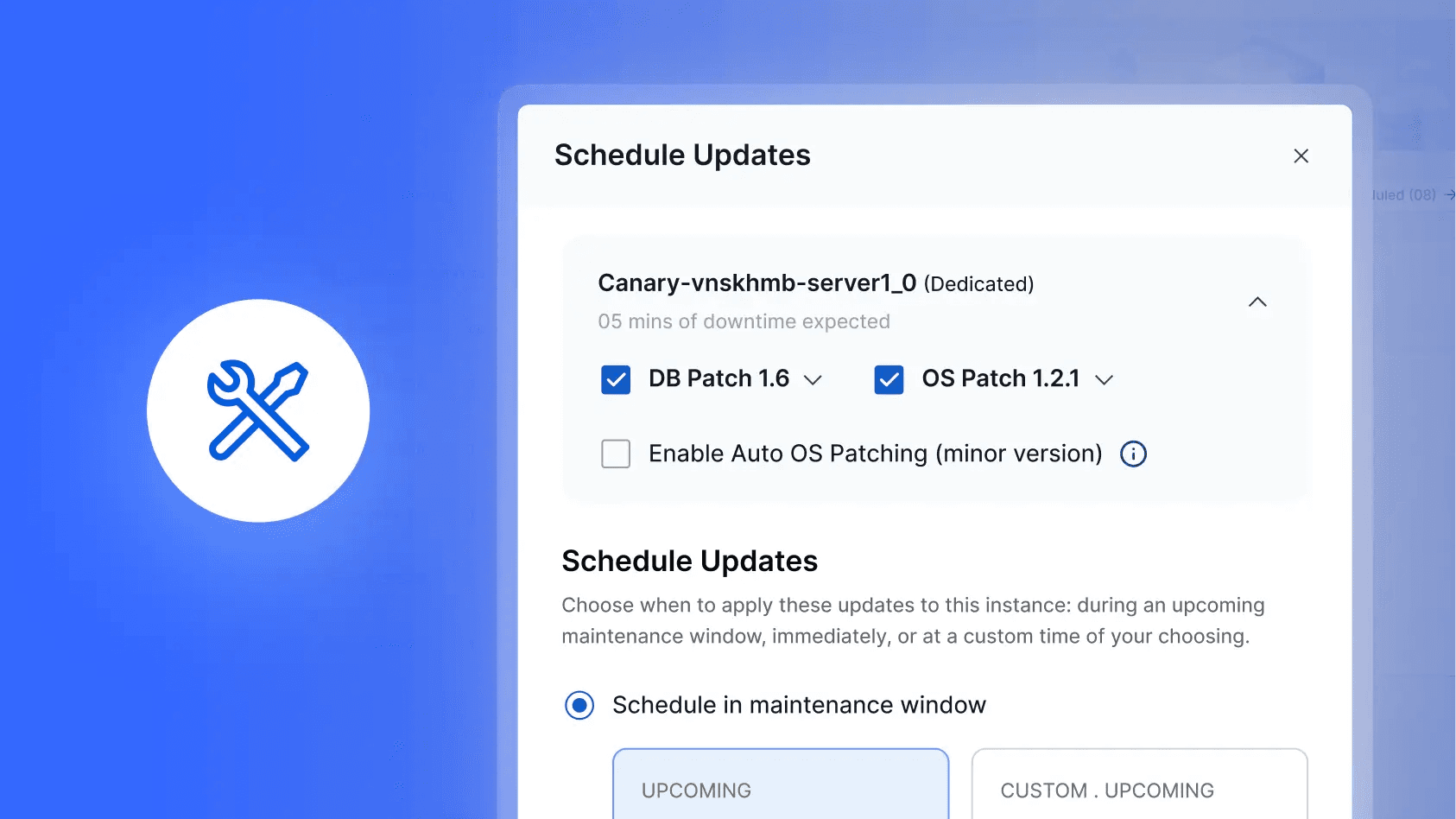 Patching screenshot