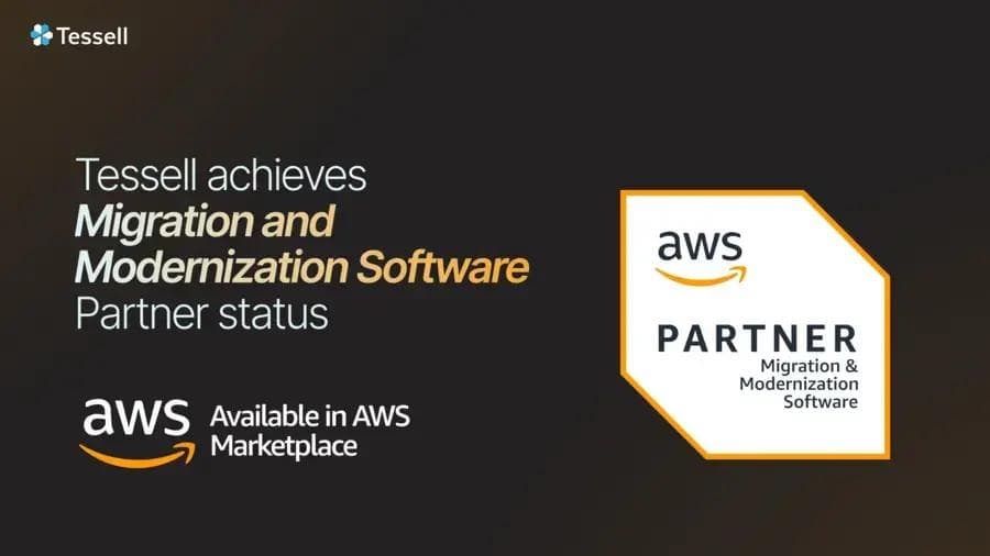 Tessell Awarded AWS Migration and Modernization Competency