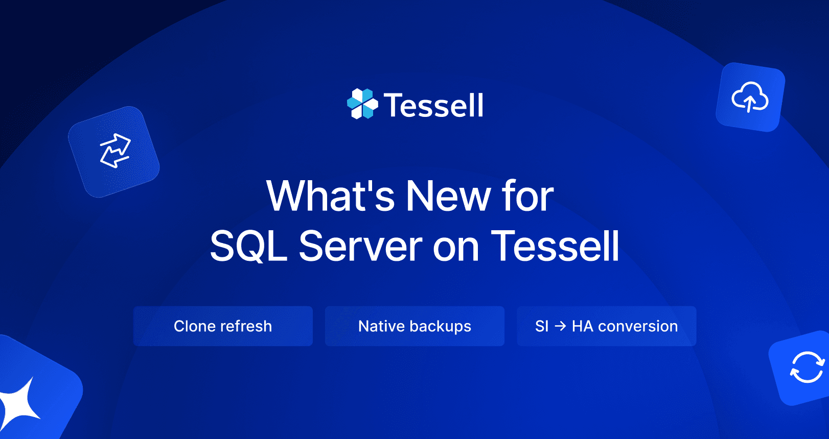 What's New in Tessell: SQL Server Updates Across Dev Workflows, Data Protection, and High Availability