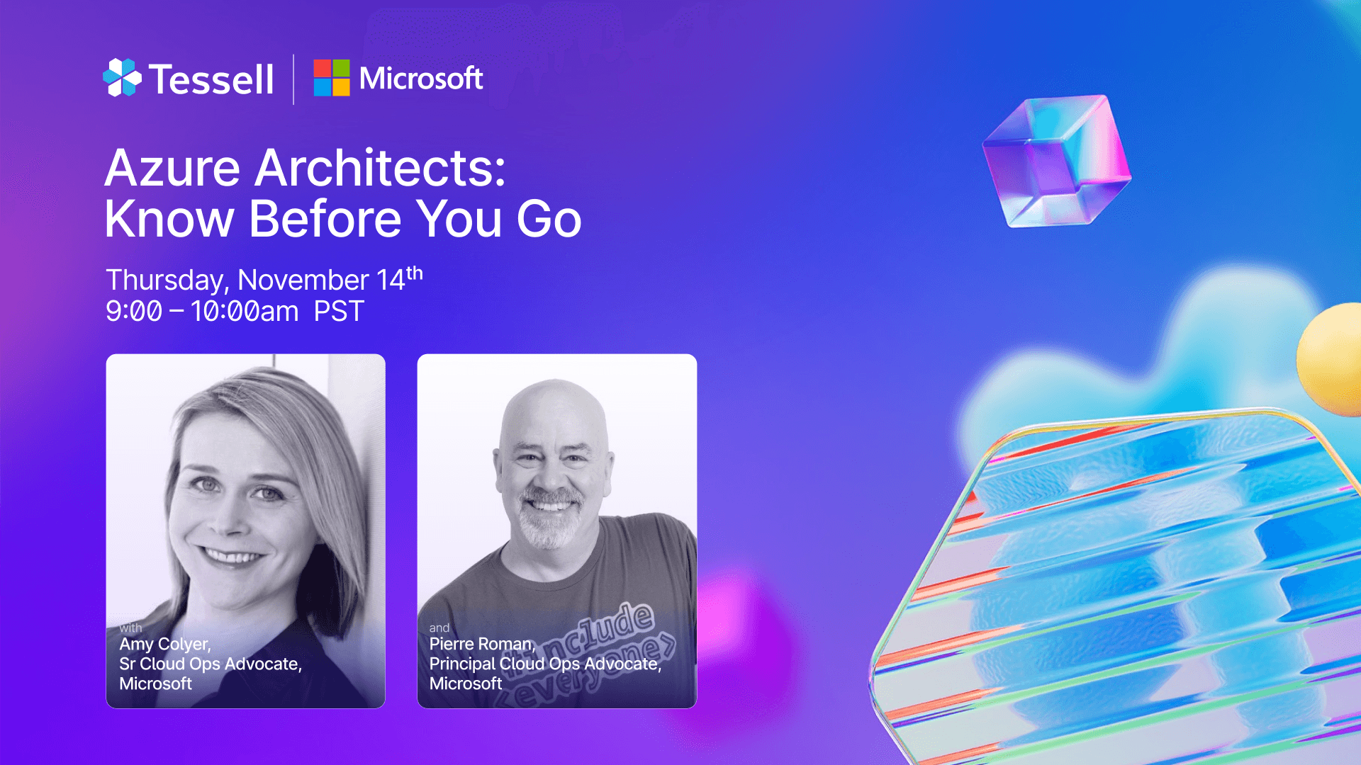 Tessell at Microsoft Ignite - Azure Architects: Know Before You Go